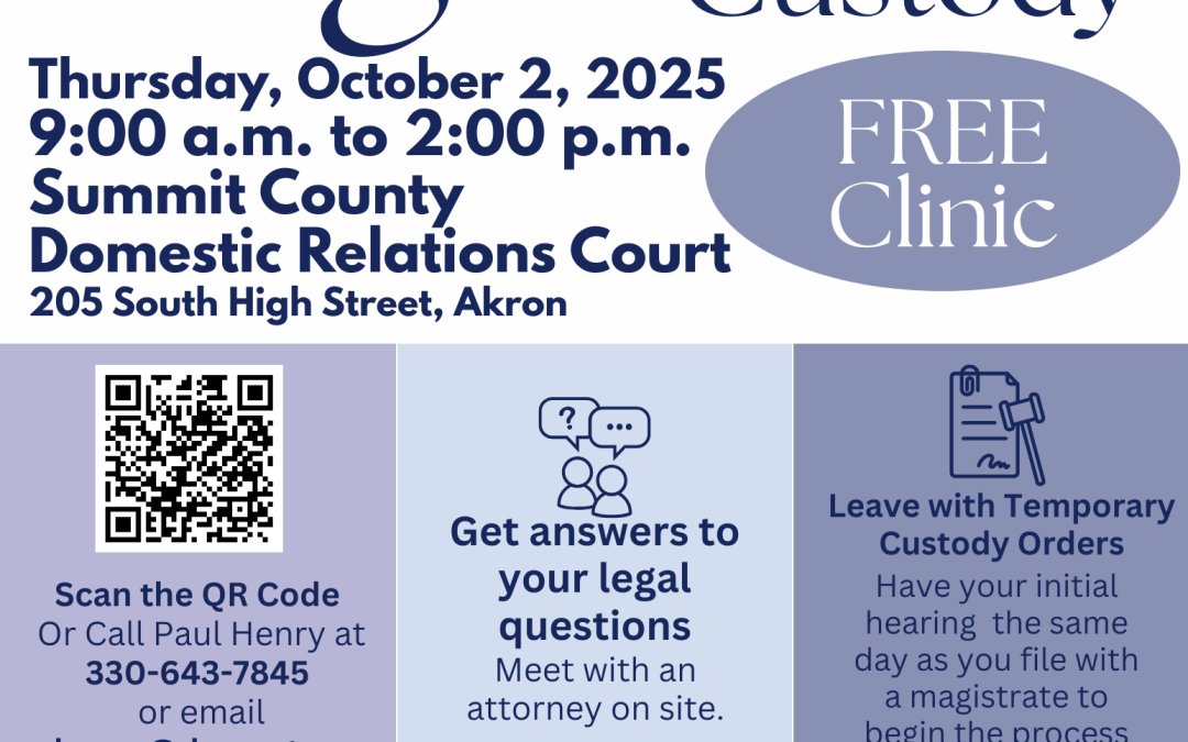 Legal Aid for Legal Custody Clinic